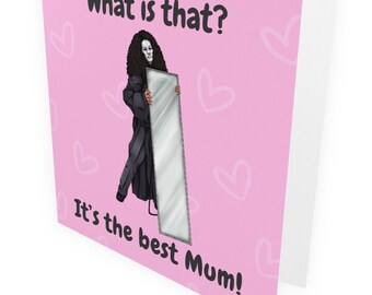 The Unknown funny Mother’s Day card High Quality - What Is That? It’s The Best Mum - Willy Wonka card digital artwork TikTok Mirror