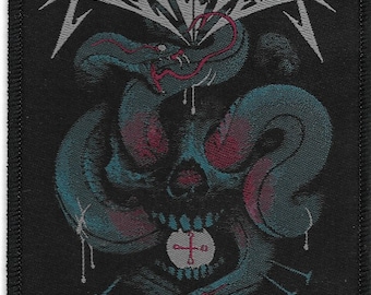 Revocation-Communion Embroidered Woven Patch-Technical Thrash Death Heavy Metal Rock Band Music, Music Fan, Collectibles,