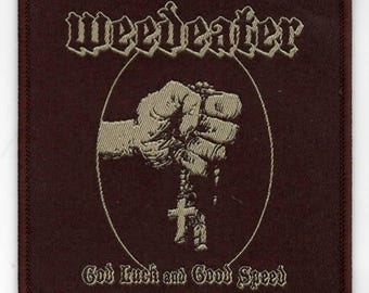 Weedeater-God duck and Good Speed Embroidered Woven Patch-sludge stoner doom Heavy Metal Rock Band Music, Music Fan, Collectibles,