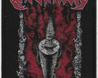 Carnation-Fathomless Depths Embroidered Woven Patches-Death Doom Heavy Metal Rock Band Music, Music Fan, Collectibles,