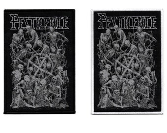 Pestilence Melting Corpses Embroidered Patch Bundle, Heavy Metal Band