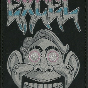 Excel - The Joke&#39;s on You Embroidered Patch: Silver Glitter Thread