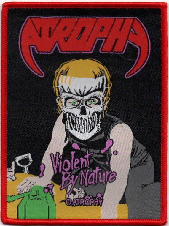 Atrophy-bundle Embroidered Woven Patches-thrash Speed Heavy