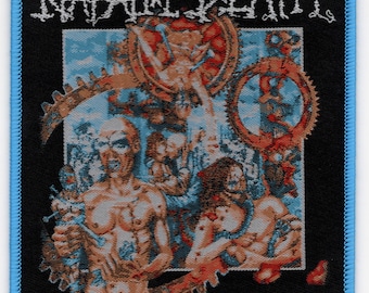 Napalm Death Utopia Banished Embroidered Patch, Heavy Metal