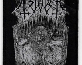 Tsjuder-Helvegr Embroidered Woven Patches-Black Death Heavy Metal Rock Band Music, Music Fan, Collectibles,