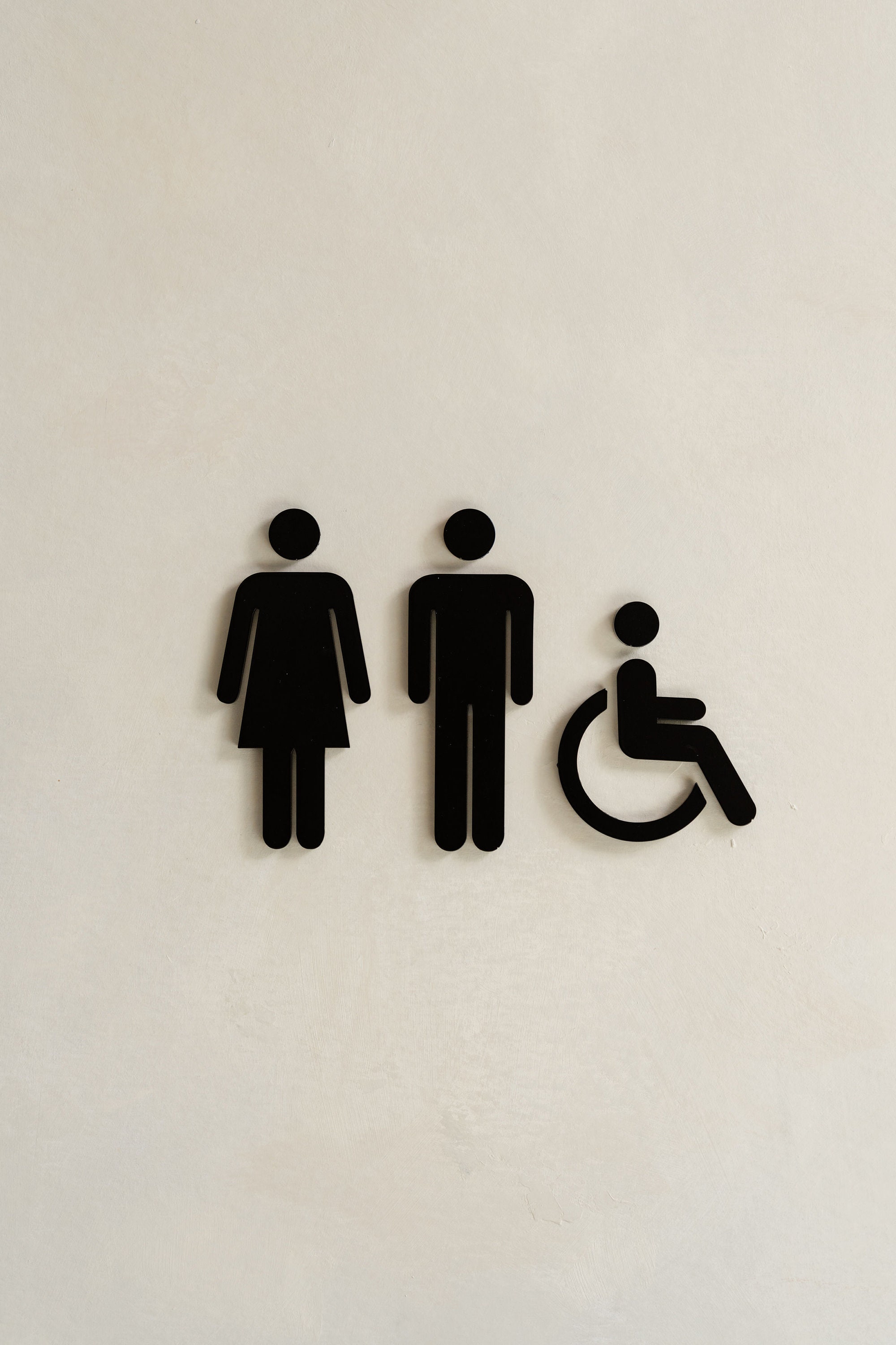 Restroom Symbol Set: Restroom Signage, Wayfinding Signage, Cafe Signage ...