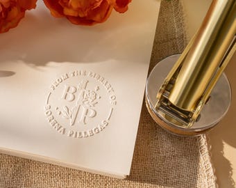 Book Embosser Personalized/Custom From the Library of Book Stamp/Library embosser stamp/Self Inking Stamp/Ex Libris stamp/Book Lover Gift
