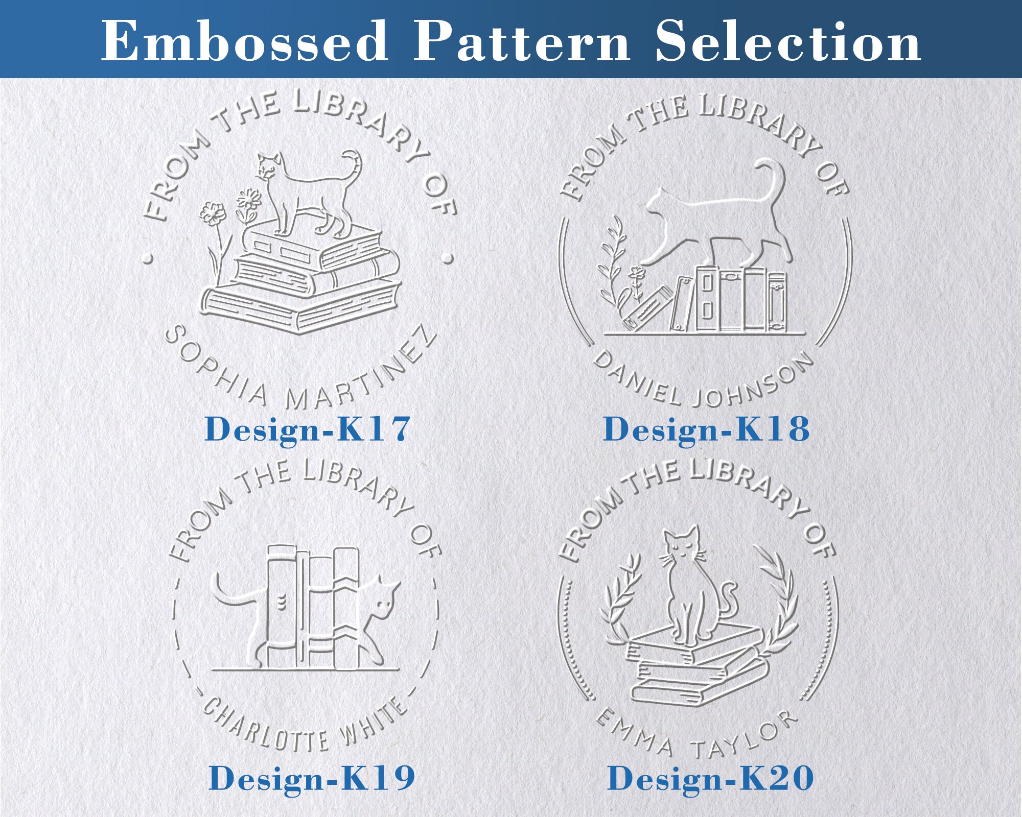 Book Stamp,book Embosser Personalized,book Stamp Personalized,from the ...