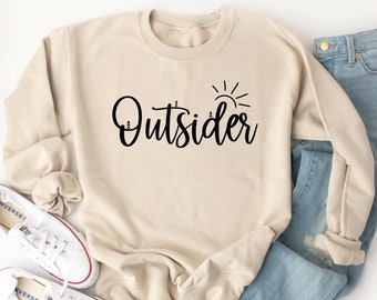Outsider Sweatshirt: Nature Lover, Mountain Adventure Hoodie