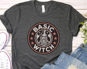 Basic Witch Shirt, Halloween Shirt, Witch Shirts, Halloween Costumes, Halloween Tees, Fall Shirt, Spooky Season Shirt, Trick Or Treat Tee