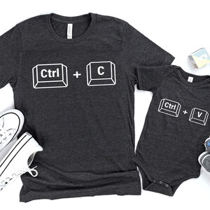 Copy Paste Shirt, Funny Fathers Day Matching Shirts, Ctrl C Ctrl V Shirt, Family Tee, Fathers Day Shirt, Fathers Day Gift, Father Son Shirts