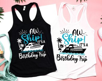 Birthday Cruise Tank Top: Girls Trip Party Tee