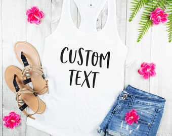 Custom Logo Racerback Tank Top: Personalized Design