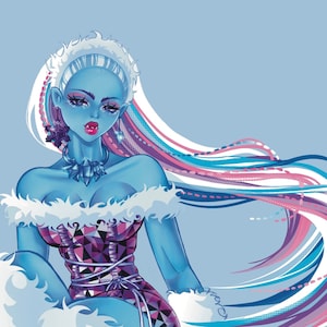 MH Art Print ⋆ Poster - Abbey Bominable Inspired Illustration - A4/A5 Wall Decor & Gift