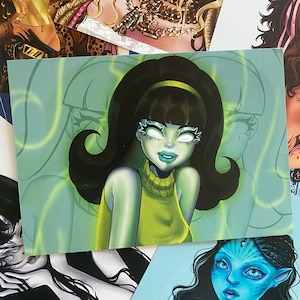 Stampa artistica MH ⋆ Poster - Illustrazione ispirata a Scarah Screams - Decorazione da parete e regalo A4/A5