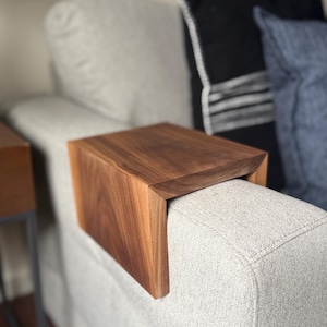 Sofa Arm Tray Table – Handcrafted Hardwood Side Table