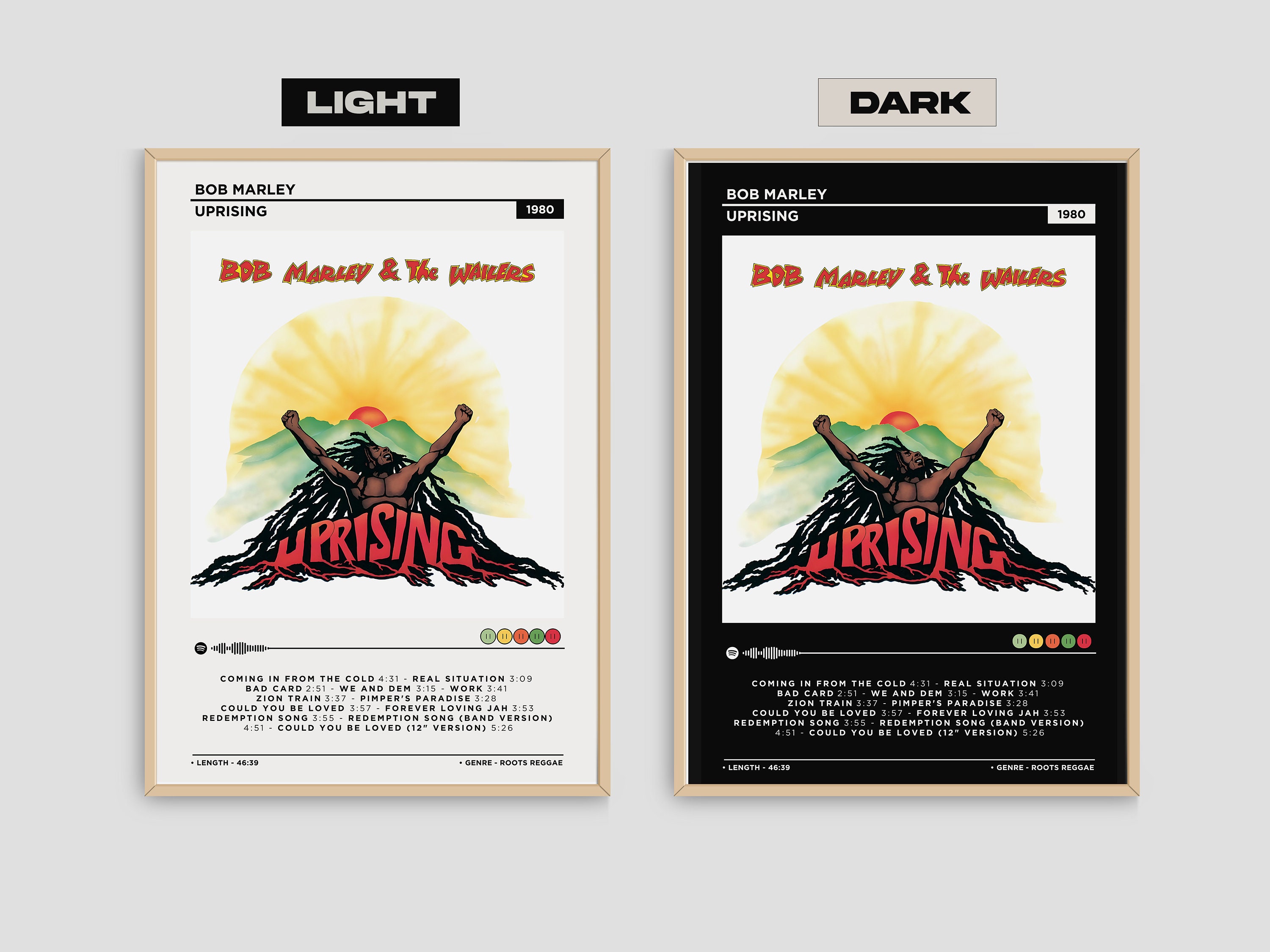 Discover Bob Marley - Uprising Album Poster