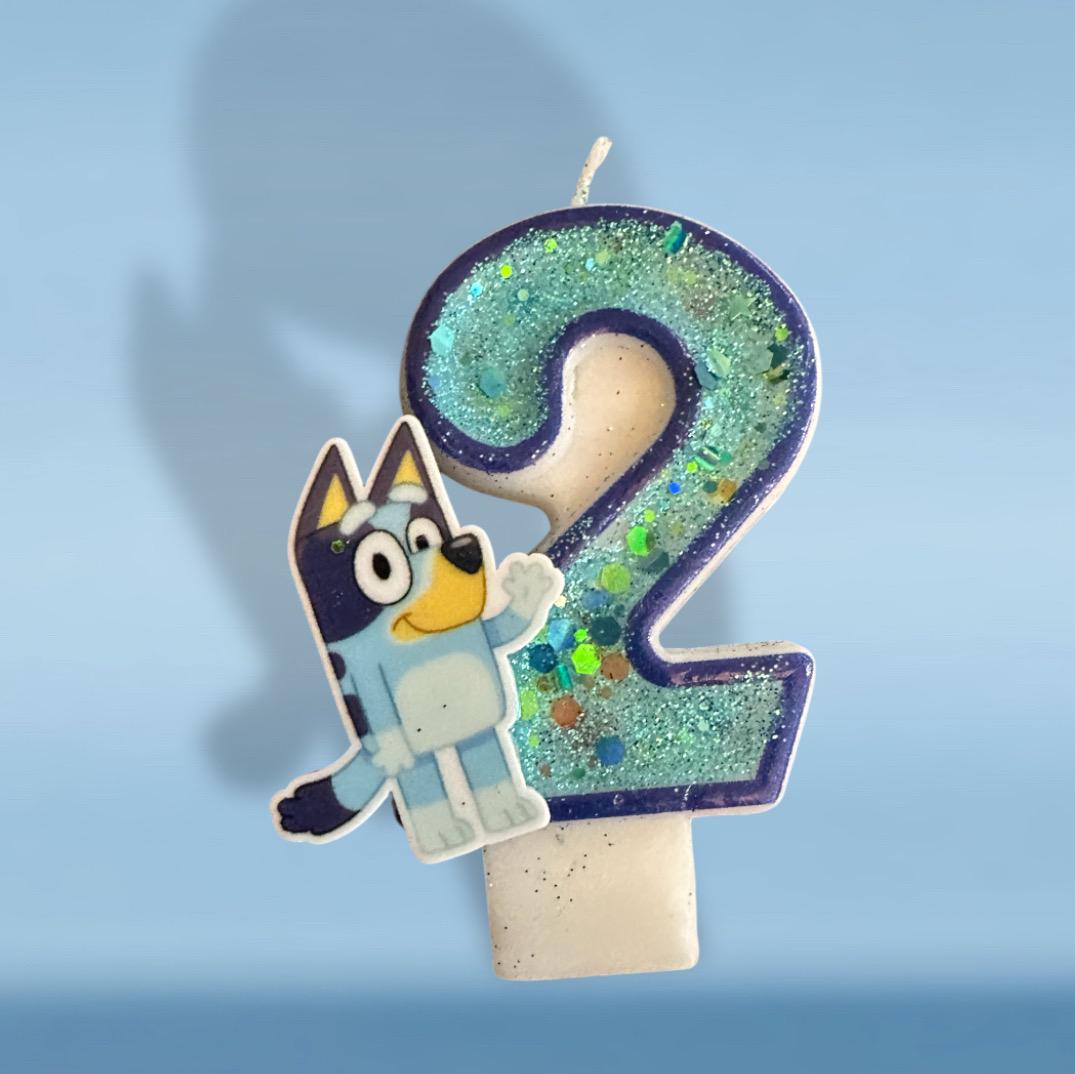 Bluey Charm Candle