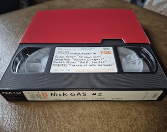 Cinta VHS Nickelodeon Nick Gas con Comerciales 2000 Rocket Power Bob Esponja AYAOTD?