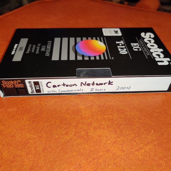 Vhs Tape Cartoon Network 2004 with Commercials Cartoons Totally Spies Fosters Home For Imaginary Friends Powerpuff Girls