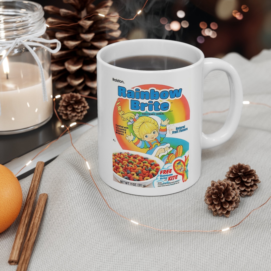 Rainbow Brite Ceramic Coffee Mug - 15oz, Black, Dishwasher & Microwave Safe, Fun Gift - View #14