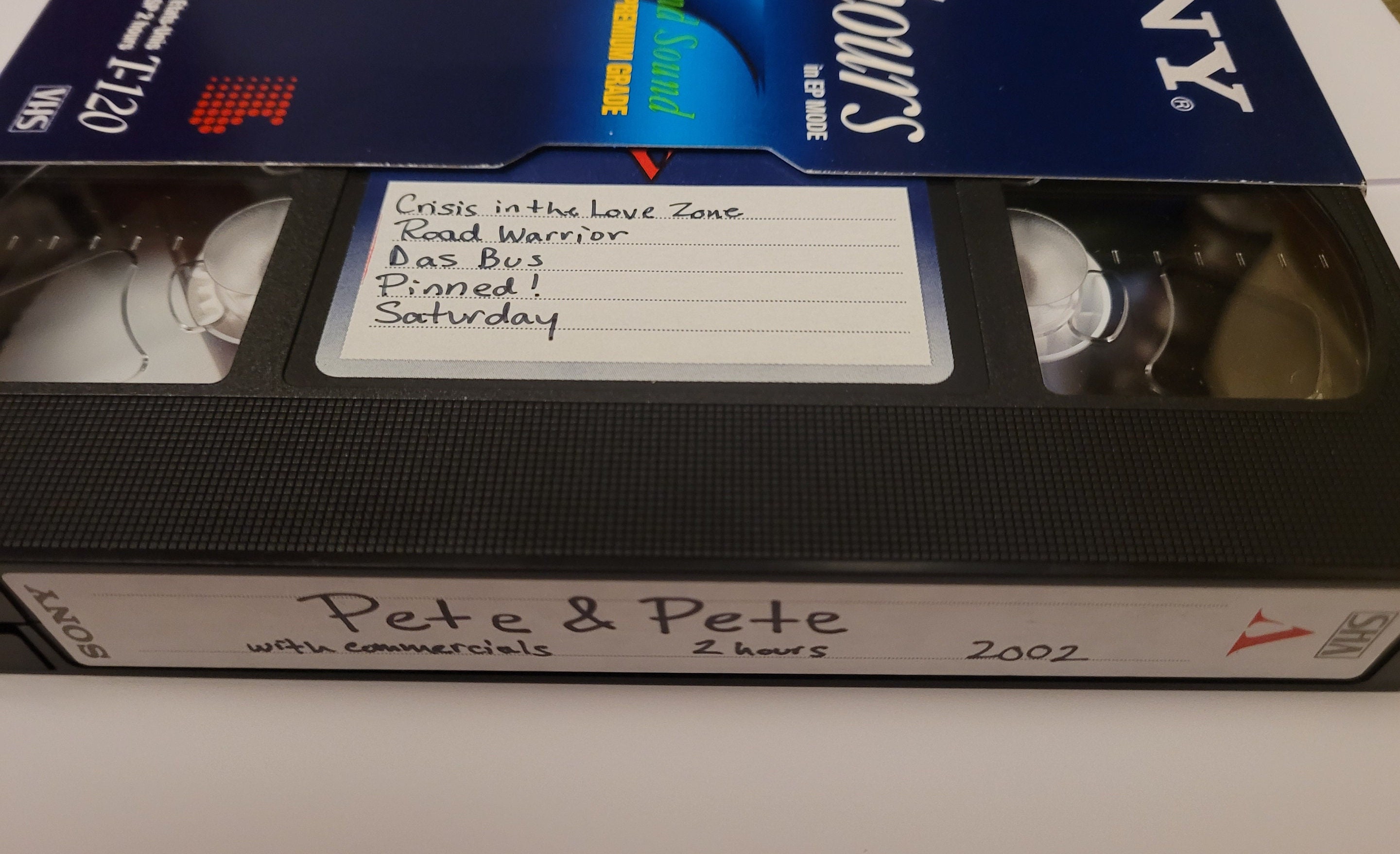 VHS Tape 2002 Nickelodeon the Adventures of Pete & Pete With