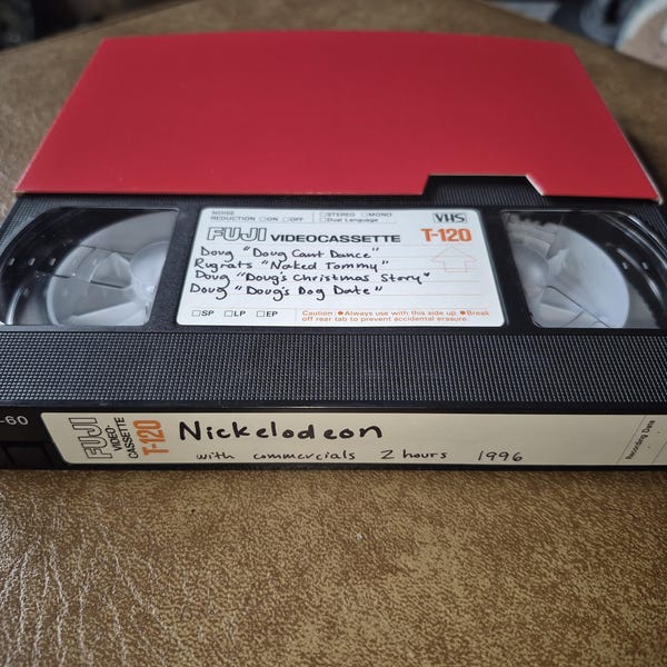 VHS Tape Nickelodeon Nick with Commercials 1996 Rugrats Doug