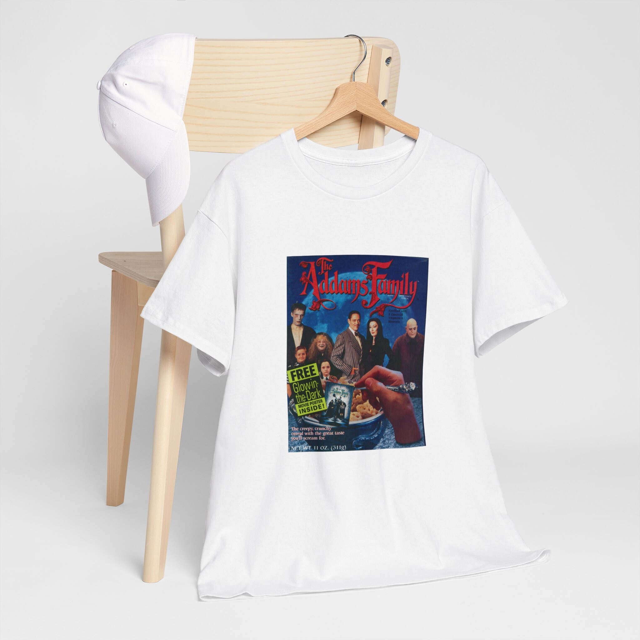 トップス 90s the addams family T-shirt XL Rare Vintage 90s The Adams Family fantasy /thriller movie