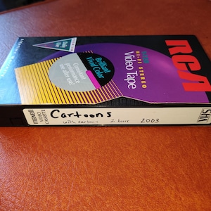 VHS-bandserier 2003 med reklam Digimon Hack//Sign