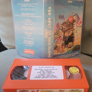 Nickelodeon The Best of Nicktoons 1998 VHS 90's Angry Beavers CatDog Oh ja! Karikaturen Hey Arnold SpongeBob Schwammkopf