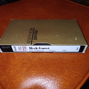 Cinta Vhs Dibujos Animados Nicktoons 1996 con Comerciales Doug Rugrats Hey Arnold