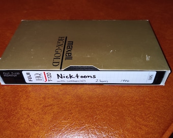 Cinta Vhs Dibujos Animados Nicktoons 1996 con Comerciales Doug Rugrats Hey Arnold