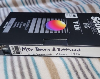 Cinta Vhs MTV 1996 con Comerciales Beavis & Butthead