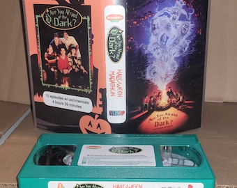 Are You Afraid of The Dark Nickelodeon VHS tape AYAOTD 90&#39;s Halloween marathon