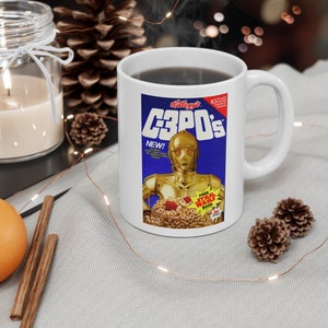 C3PO&#39;s cereal box coffee mug
