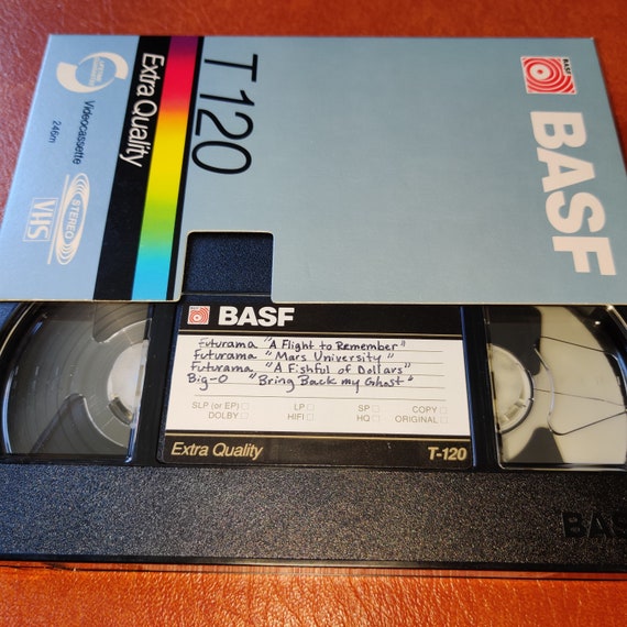 Vhs Tape Adult Swim 2003 Commercials Futurama Big-o Cartoons