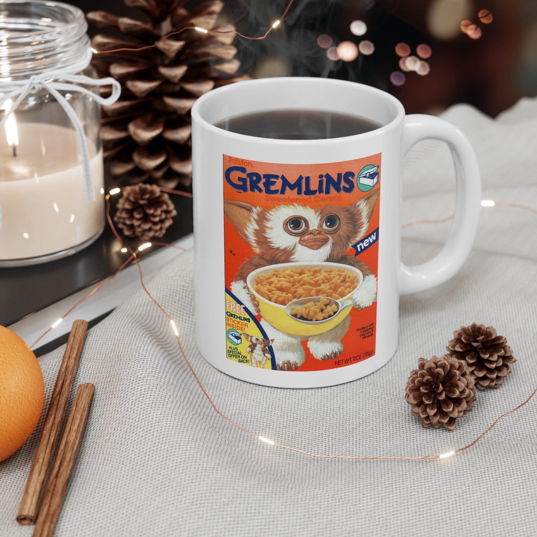 Gremlins Movie Vintage Cereal Box Coffee Mug - Etsy