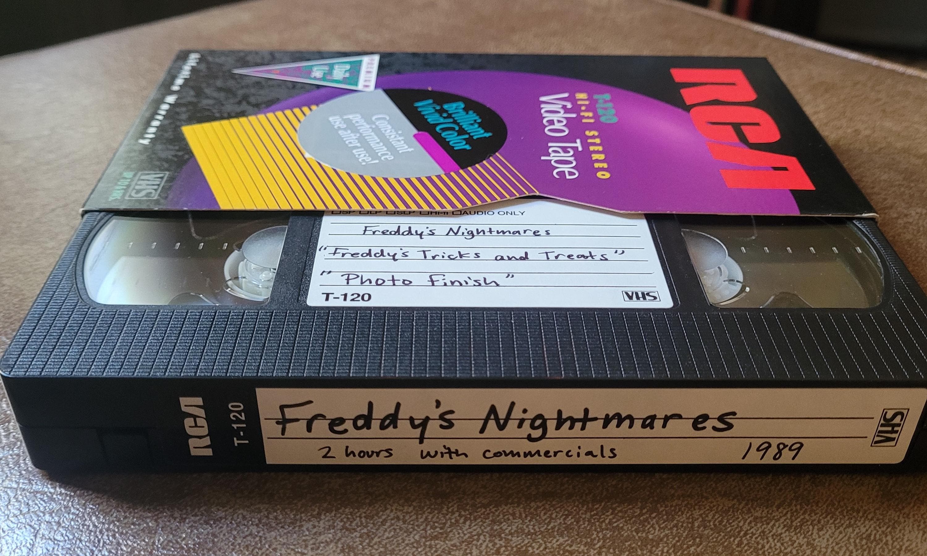 【VHS】phew video VHS Tape Freddy's Nightmares Halloween With Commercials 1989