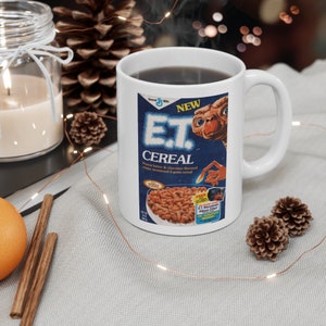 E.T. Extra-terrestrial vintage cereal box coffee mug