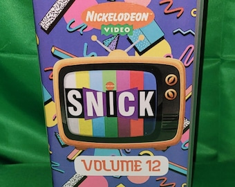 Nickelodeon SNICK 1993 VHS Orange tape Clarissa Ren & Stimpy AYAOTD 90's with commercials Volume #12