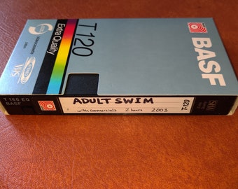 Vhs Tape Adult Swim 2003 Commercials Futurama Big-O Cartoons Cartoon Network