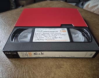 VHS Tape Nickelodeon Nick with Commercials 1996 Clarissa Rocko Rugrats Tiny Toons