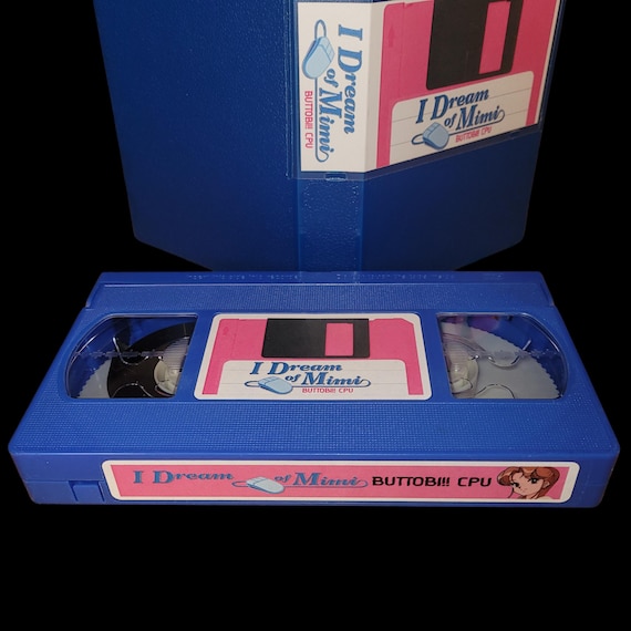 I Dream of Mimi Buttobi!! CPU VHS Tape Videocassette Anime Blue - Etsy