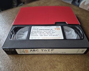 VHS Tape ABC TGIF with commercials 1996 Boy Meets World Sabrina Clueless Family Matters