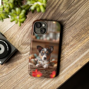 Australian Cattle Dog Puppy Easter Phone Case | Paws and Patterns | Tough Cases