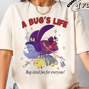 Retro A Bug's Life Shirt, P.T. Flea's Circus Tee, Disney Animal Kingdom Bug's Land Family, Heimlich Flik Hopper Gift, Walt Disney World