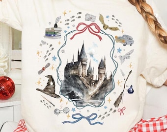 Magical Book Shirt, Universal Studios Wizard Castle Tee, Disney Fantasy World TShirt, Witchery Castle, Wizard School Tee, Book Lover Gift