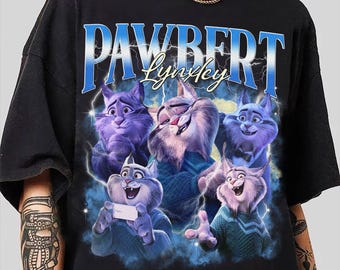 Pawbert Lynxley Bootleg Shirt, Disney Zootopia 2 Characters Bootleg Vintage Shirt, Disneyland Family 2025 Trip Shirt, Cat Lover Gift