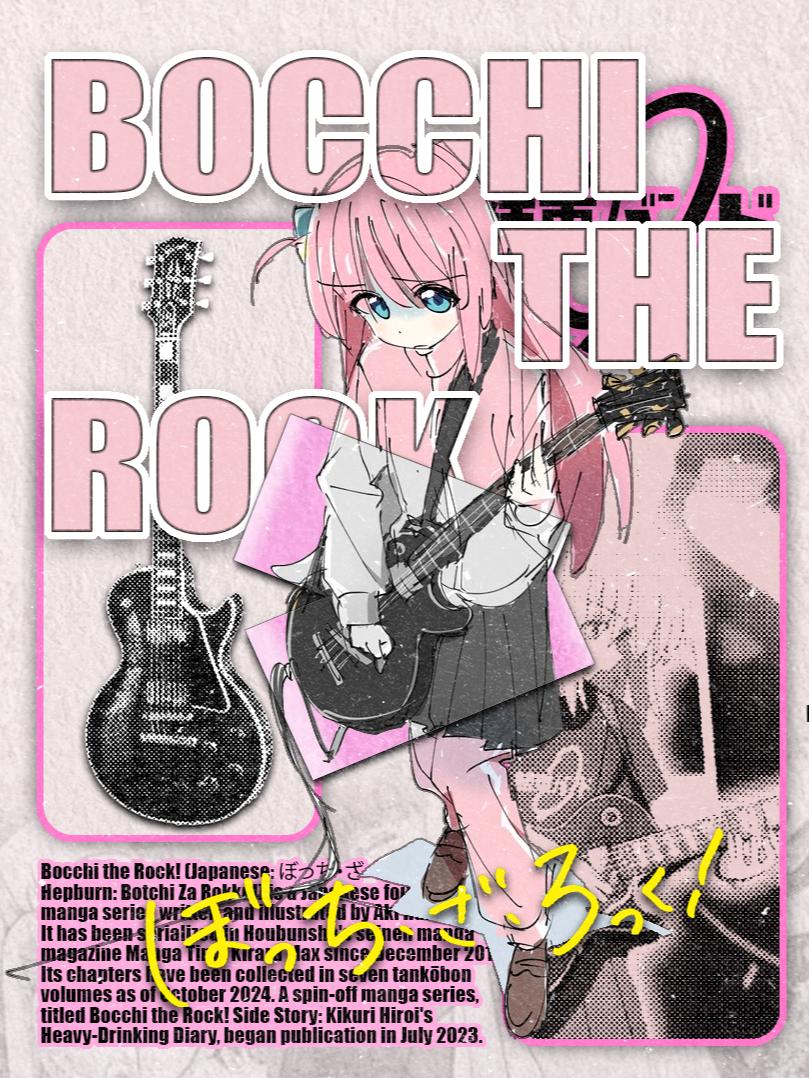 Bocchi the Rock! ポスターセット Bocchi the Rock! Poster for Home Decor Wall Art 12 x 18 inch(30cm