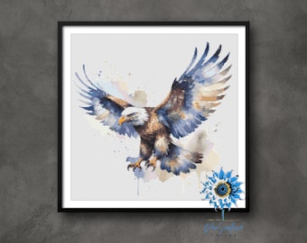 Eagle Cross Stitch Pattern (PDF download)